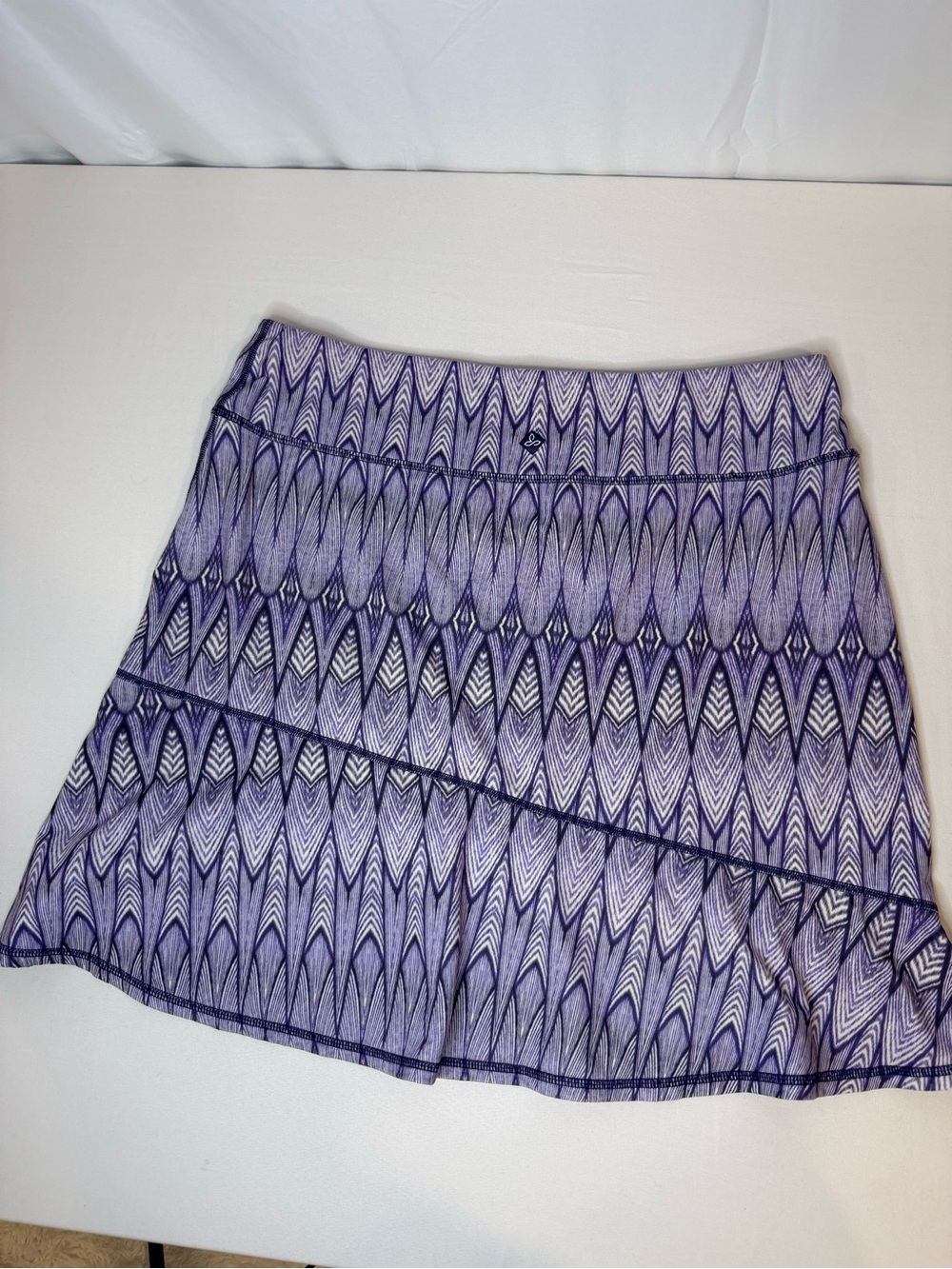 Prana Purple Geometric Circle Skirt